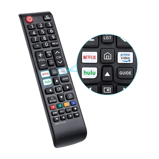 Smart Universal TV Remote Control BN59-01315A Replacement Compatible for All Samsung Smart TV, LED, LCD, HDTV, 3D, Serie