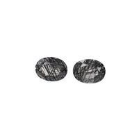 Quartz Rutile Noir Naturel en Gros, Haute Qualité, Tendance, Cristal Facetté Ovale 4x6mm, Pierres Précieuses Taillées pour Bagues d'Anniversaire Femme