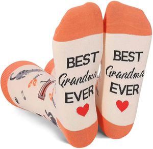 Personalised English Letter Best Dad Mom Letter Breathable Eco-Friendly Casual Women Men Novelty Funny Crew <strong>Socks</strong> Body Cuff - Product Image 4