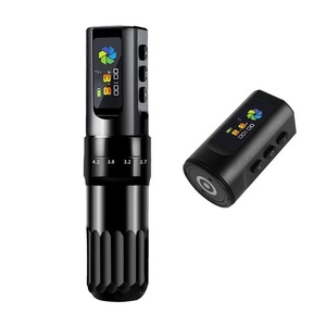 เครื่องสักไร้สาย แบตเตอรี่ 2000mAh หน้าจอ OLED ปากกาโรตารี่สำหรับสักถาวรสำหรับช่างสัก - Product Image 5