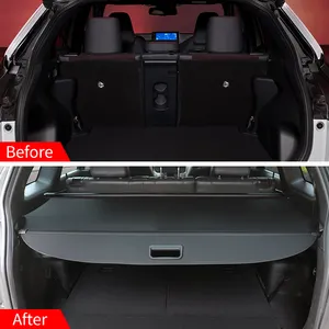 New Retractable Trunk Cargo Cover For Toyota Yaris Cross Factory Wholesale Waterproof Black Car Luggage Cargo Cover