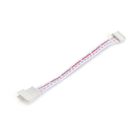 Câble femelle-femelle 5 broches, 5 fils 26AWG AWM VW-1 80C 300V, broche rouge pointillée 1 pour signal de capteur OEM