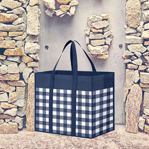 Bolsas de Compras Reutilizables Personalizadas de Gran Tamaño, Plegables, de Tela No Tejida, con Asas Largas, de Alta Calidad, Hechas en Vietnam - Product Image 3