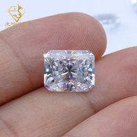2025 diskon besar berlian Lab potongan bercahaya batu Moissanite D putih VVS1 Clarity Lab Moissanite batu permata longgar