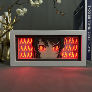 Lampe de nuit LED 3D Anime Mai Sakurajima, boîte à lumière, boîte à ombre, manga, décoration de <span class=keywords><strong>chambre</strong></span>, lampe de table, animation, veilleuse - Product Image 3