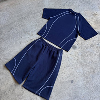 Ensemble court surdimensionné personnalisé pour homme, couleur unie, été, gym, sport, t-shirt et short