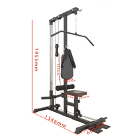 Équipement de musculation multifonctionnel pour la maison, vente en gros, ensemble d'équipement de musculation à domicile avec système de tirage latéral à charge libre