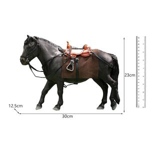 หุ่นโมเดลม้าสีดำขนาด1/12ของเล่นขนาด6นิ้วจาก Diorama - Product Image 6