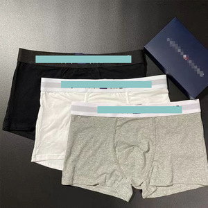 Calzoncillos Bóxer <span class=keywords><strong>de</strong></span> Algodón Puro para <span class=keywords><strong>Hombre</strong></span>, Marca <span class=keywords><strong>de</strong></span> Moda, Corte Medio, Cómodos, Transpirables, Ideales para Verano, Regalo - Product Image 4
