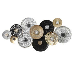 Wrought Iron Multi Circle Wall Decor Hanging Home Decor I Office Decor - Product Image 3