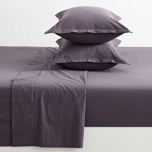 Rửa sạch bông sabanas de Algodon Duvet cover Set đầy màu sắc tấm phẳng và khăn trải giường cho nhà hoặc khách sạn - Product Image 3