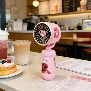Ventilador de Mano Personalizado con Personajes de Dibujos Animados, Venta Directa de Fábrica, Ventilador Portátil de Refrigeración - Product Image 6