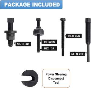 Kit de 6 Piezas para Extraer/Instalar/Desmontar la Polea de la Bomba de Dirección Asistida para GM (VT01836) - Product Image 2