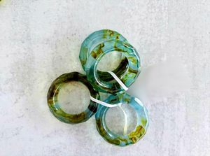 Modern Resin Napkin Rings Set 4.5cm Wide Durable <b>Table</b> Decor Wedding Napkin Holders Ring Shape Colorful Design - Product Image 6