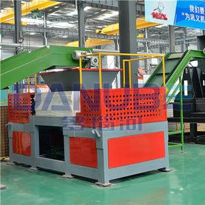 Powerful Twin-Shaft <b>Shredding</b> for Volume Reduction of Municipal Solid Waste, Industrial Scrap, and Demolition Byproducts Unit - Product Image 3