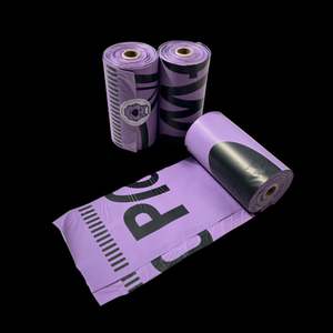 Sacs à déjections canines biodégradables écologiques en gros, pelle à crottes jetable durable avec contrôle des odeurs en plastique - Product Image 1