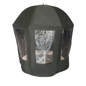 Logo Personnalisation Extérieure Plage Lac Soleil <span class=keywords><strong>Tente</strong></span> <span class=keywords><strong>Carpe</strong></span> De Pêche <span class=keywords><strong>Parapluie</strong></span> avec Transparent PVC Windows - Product Image 1