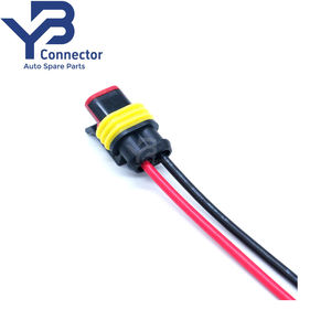 Conector YB 282080-1 Tyco AMP Superseal 1,5 Series Cable <span class=keywords><strong>2</strong></span> pines hembra arnés de cableado personalizado - Product Image 6