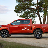 Autocollant de fenêtre personnalisable de luxe motif dessin animé Hilux, autocollants de hayon en PVC personnalisés, logo de carrosserie pour voitures et pick-up, réutilisable 1 an AIMAWIN