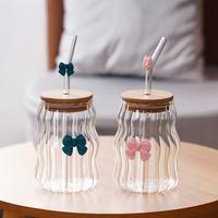 Mug à café en verre borosilicate fait main, écologique, design nuage bouclé, moderne, réutilisable, sans danger pour les aliments, pour la décoration de la maison