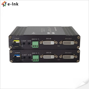 1080P <span class=keywords><strong>DVI</strong></span> HDCP 1.2 sợi quang <span class=keywords><strong>Extender</strong></span> với hai chiều Stereo âm thanh <span class=keywords><strong>RS232</strong></span> và GPIO lên đến 20km truyền video - Product Image 1