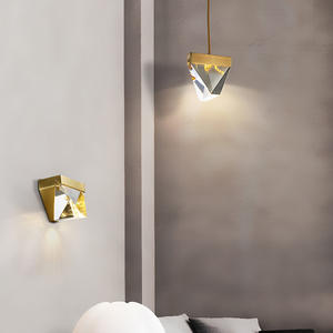 Nordic Luxury Minimalist American Style All-Copper <b>Wall</b> Lamp for Bedroom Living Room Hallway Background <b>Wall</b> <b>Lighting</b> Fixture - Product Image 3