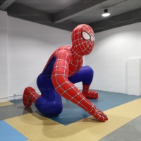 Modèle gonflable publicitaire Spider-Man, personnage de dessin animé, directement de l'usine