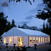 Fabricant et fournisseur chinois de tentes de mariage en aluminium imperméables en PVC 20*20M pour 400 personnes en extérieur