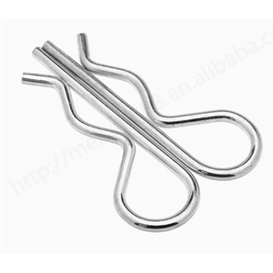 Alambre de flexión de acero inoxidable personalizado que forma resortes irregulares resortes sinuosos aleación de titanio R Chaveta Pin Wave Pin - Product Image 4