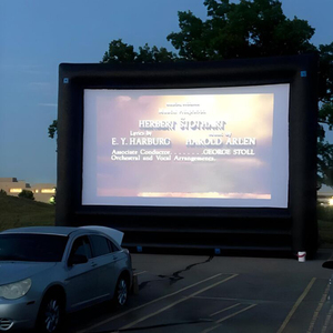 Écran géant gonflable, <span class=keywords><strong>grand</strong></span> écran de cinéma gonflable d'extérieur, cinéma en plein air 16:9 - Product Image 3