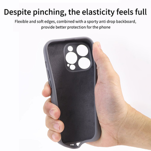Coque de téléphone en silicone personnalisable à motifs liquides, la plus vendue en 2024, coque de téléphone portable souple pour iPhone 17 16 15 Pro, protection de l'appareil photo - Product Image 4