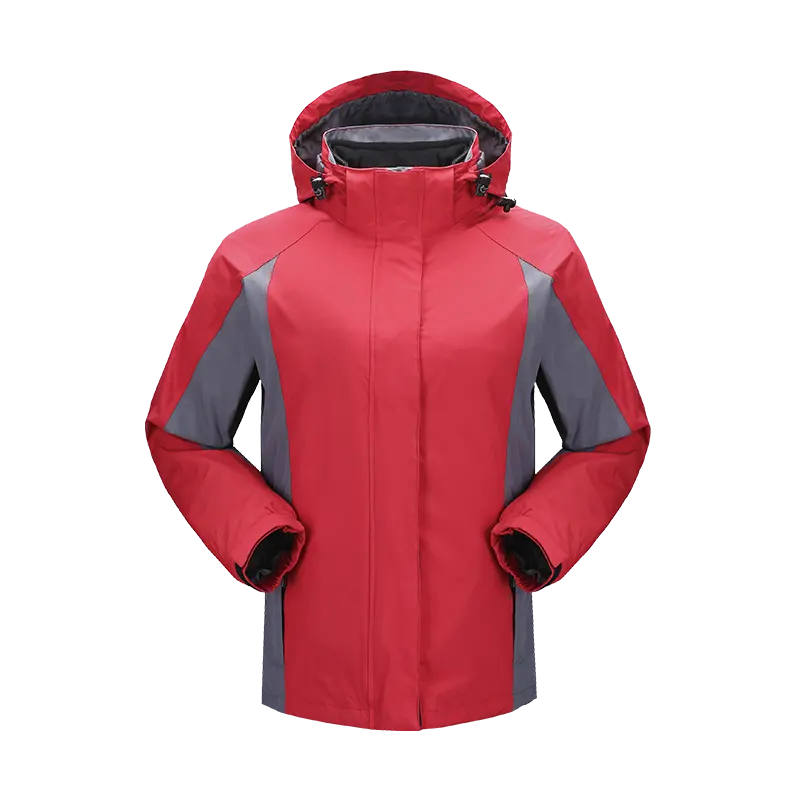 Lakeland Femmes BR203 Red Short Winter Three-in-One Rush Coat Outdoor Cold Suit avec 200g New Sherry Inner Tank for Security