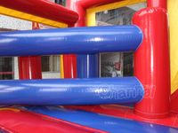 Combo aquatique 5 en 1, château gonflable commercial, trampoline, structure gonflable modulaire