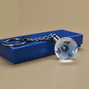 LLavero de cristal con forma de balón de fútbol, MH-YS0262 - Product Image 2