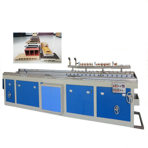 Máquina de extrusión de línea de producción de perfiles, tornillo doble de PVC, <span class=keywords><strong>puerta</strong></span> de madera y Marco de ventana, Plástico - Product Image 1