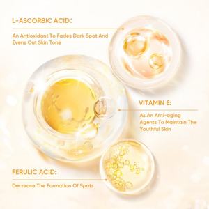 OEM ODM Bulk Anti Aging Fade Dark Spots 10% <b>Vitamin</b> <b>C</b> <b>Serum</b> <b>Brightening</b> Glow <b>Serum</b> for Face - Product Image 5