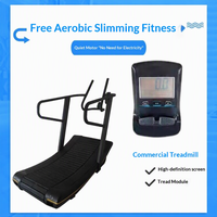 Tapis de course manuel incurvé KY 180 kg – Tapis de marche auto-alimenté à faible impact sans alimentation électrique pour la marche et l'entraînement à domicile