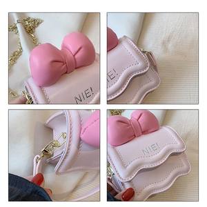 Mini Bolso de Hombro para Niñas con Lazo, Bolso Pequeño con Correa de Cadena, Lindo Bolso Cruzado para Niñas, <span class=keywords><strong>Sanrio</strong></span> - Product Image 6