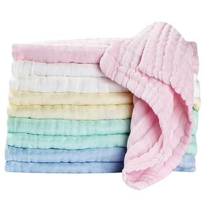 Paños suaves para eructar de muselina para bebés, paquete de <span class=keywords><strong>10x10</strong></span> pulgadas, artículos esenciales para recién nacidos, <span class=keywords><strong>ropa</strong></span> de cara y lavado para niños, toallas de baño - Product Image 1
