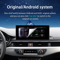 Écran tactile IPS 10,25 pouces Android 14 CarPlay sans fil pour Audi A4 A5 S5 2017 2016-2023, WIFI, système multimédia stéréo, GPS, récepteur de navigation