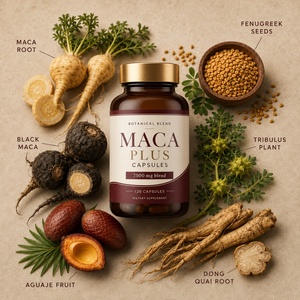 Complément Herbal Extreme Curve Maca Plus Beauté & Soutien Immunitaire – Capsules Certifiées avec Extrait de Racine de Maca Noire pour Fesses et Hanches - Product Image 3