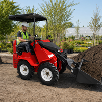 Chargeuse sur pneus S390, hauteur de travail maximale 2460 mm, 63 °   Mini-chargeuse compacte multi-tâches avec angle de déchargement maximal de 800 mm et empattement de 800 mm
