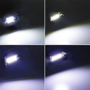 <b>Car</b> <b>interior</b> dome light, high-brightness reading light, COB, <b>car</b> <b>interior</b> retrofit bulb, license plate light, C5W 36 39 12V - Product Image 3