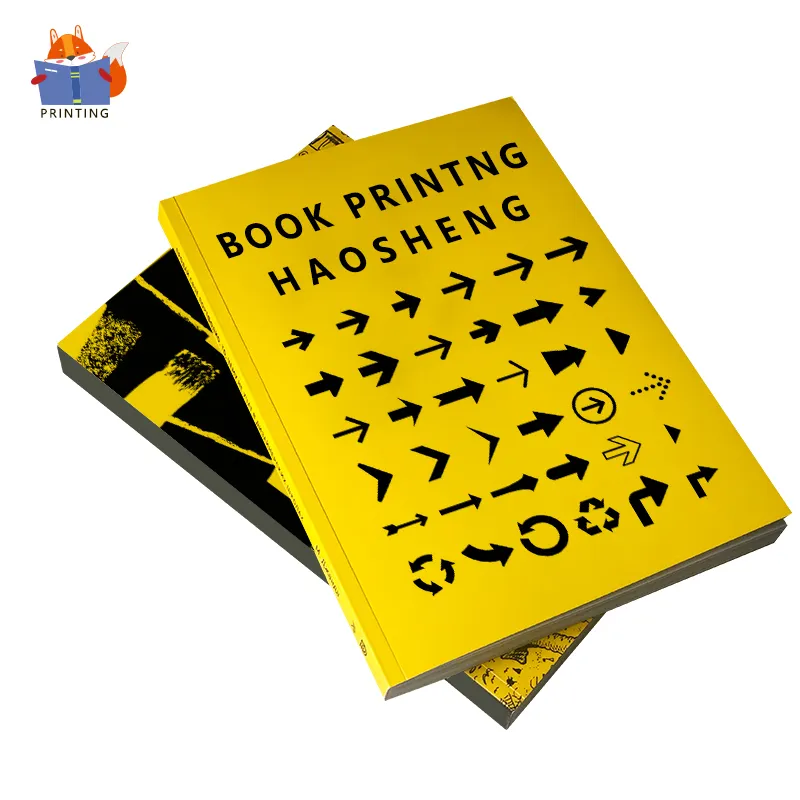 Индивидуальная переплетная желтая качественная переработанная бумага Softcover книжная печать