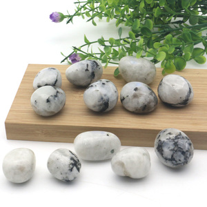 Piedra de Luna Pulida al por Mayor para Decoración, Piedra de Cristal Espiritual Curativa - Product Image 1