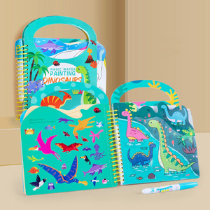 QINGTANG CRAFTS libro di pittura magica libro da disegno per bambini libro d'acqua portatile - Product Image 6