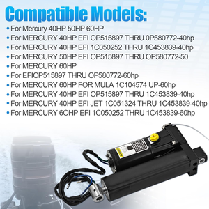 Power TRIM lắp ráp tương thích thủy ngân Mercruiser Quicksilver 30hp-60hp phía ngoài Xăng nhiên liệu 8m0055011 893517t01 855654t08 - Product Image 6