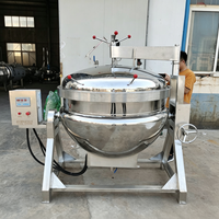 Autocuiseur Industriel Commercial en Acier Inoxydable Grande Capacité, Cuve de Cuisson Industrielle 50L-1000L pour Ligne de Production Alimentaire