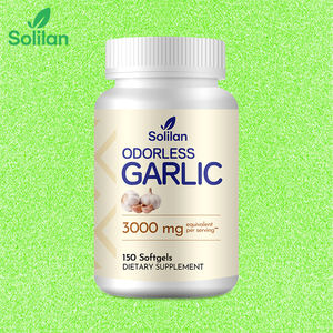 Suplemento de Cápsulas de Ajo sin Olor de Alta Calidad al por Mayor, Extractos Herbales Naturales, Suplementos Sin Gluten y Sin OMG en Venta - Product Image 1