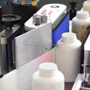 Máquina automática para etiquetar botellas, aplicadora de etiquetas para frascos, máquina etiquetadora de pegatinas para botellas redondas - Product Image 3